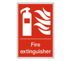 Fire Extinguishers with Signs