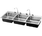 3-Compartment Basins
