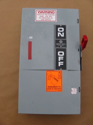 GE THN3364 200 Amp 600 volt 3 pole Non Fused safety Disconnect