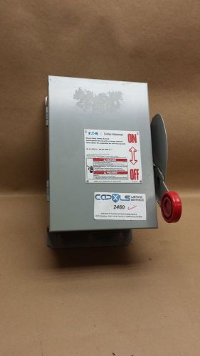 Eaton/Cutler Hammer Heavy Duty Safety Switch 30A, DH361UDK Item#: 2460