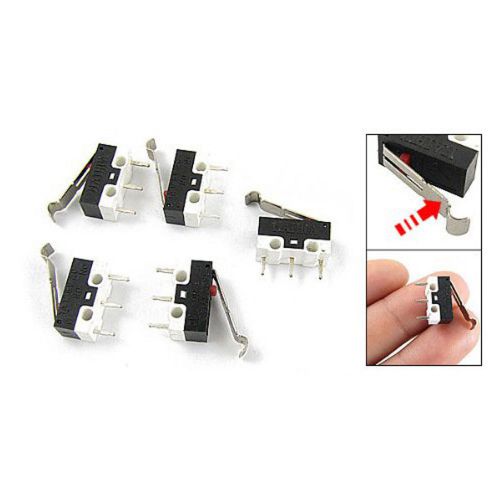 AC 125V 1A SPDT Subminiature Micro Lever Switch 5 Pcs