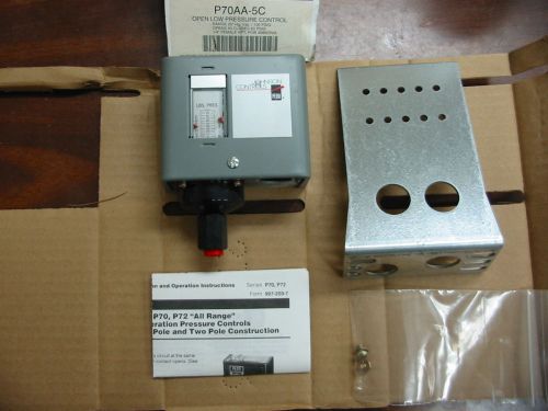 Johnson controls p70aa-5c open low pressure control new for sale