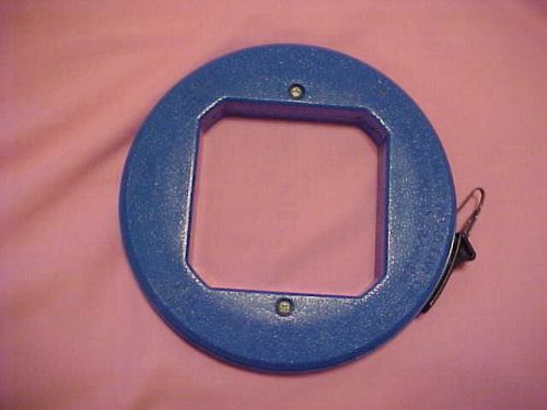 Ideal 50 ft thumb winder steel fish tape cable puller 31-010 used made in usa for sale