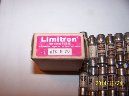 Limitron Fast Acting Fuses...KTK R20