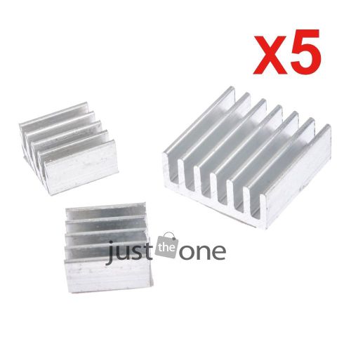5sets (with cooling stick) Raspberry PI Pure Aluminum Self-adhesive Heatsink Kit
