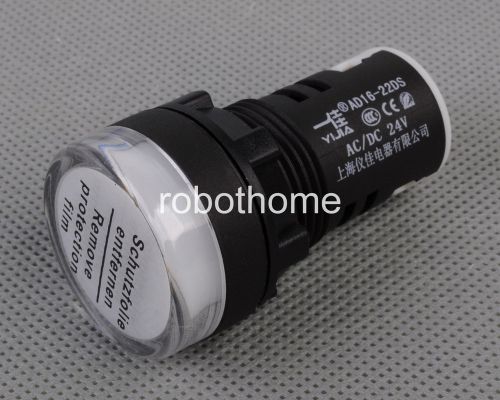 2.73white 24v 22 mm hole ad16-22ds led signal light for sale