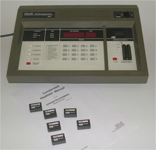 Heathkit EPROM Programmer model ID-4801 with Pers Modules
