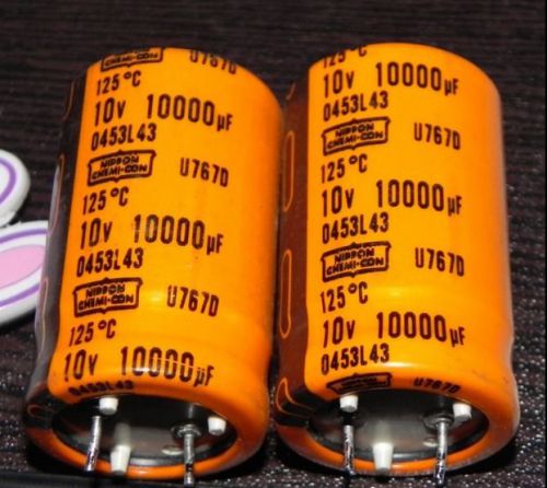 5pcs 125 degrees 10v10000uf aluminum electrolytic capacitors for sibi ucc for sale