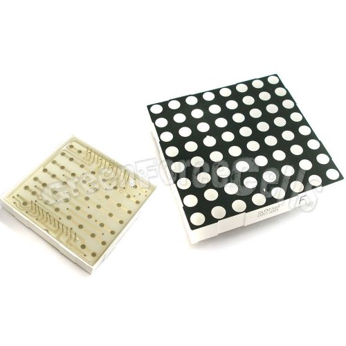 40 dot matrix led 5mm 8x8 red green common anode 24 pin for sale
