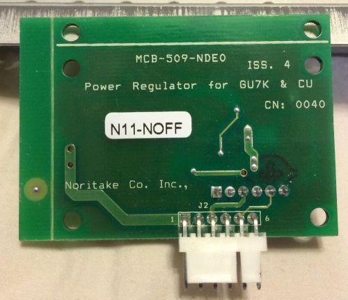 MCB-509-NDEO power regulator for GU7K &amp; CU N11-NOFF CN: 0040 Noritake Co.