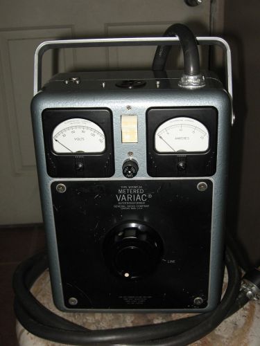 General Radio Metered Variac W20MT3A 0-140V@18A