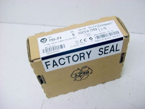 2014 date new sealed allen bradley 1769-if4 /b compact i/o 1769-1f4 input module for sale