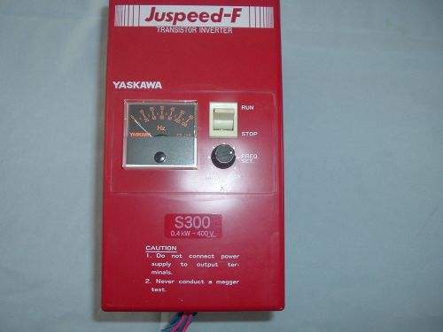 yaskawa juspeed-f s300 transistor inverter drive