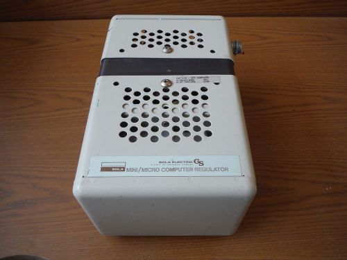 Sola electric mini/ micro computer reguator transformer 23-23-150-8 for sale