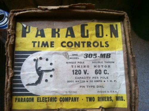 New Paragon Time Controls 305-MB electric timer