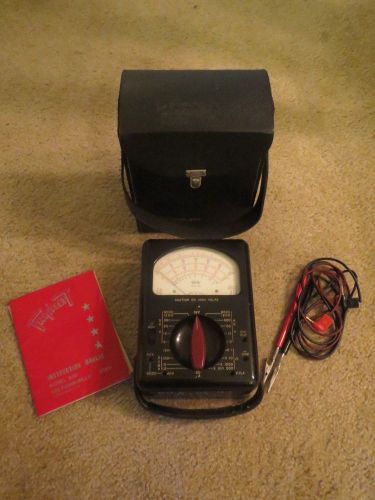 Triplett -  Model 630 - Volt-Ohm-Miliammeter - Manual - Case - All Original !!!!