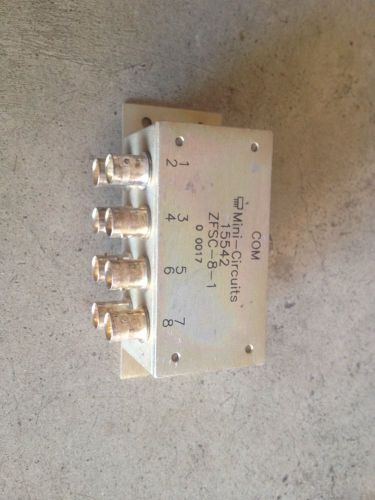 MINI CIRCUITS ZFSC-8-1 BNC RF Power Splitter Combiner