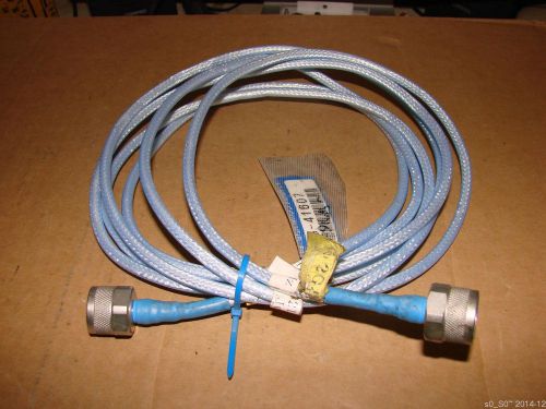 H+s huber + suhner sucoflex 100 104 3m coax n to n male plug 18ghz test cable for sale