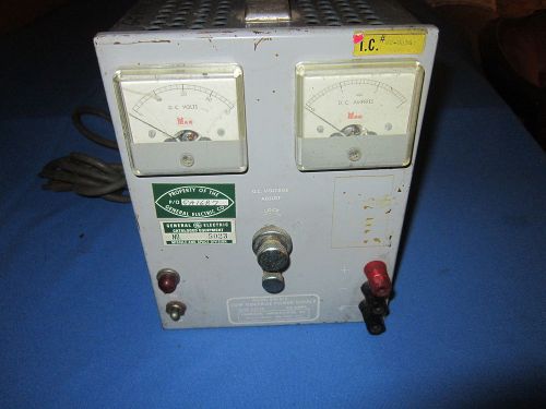 VINTAGE LOW VOLTAGE POWER SUPPLY MODEL 800 B-2 GE MISSILE AND SPACE DIVISION