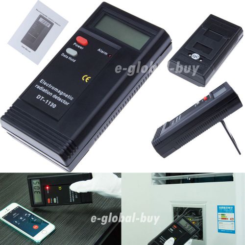 Lcd digital electromagnetic radiation detector gauss emf meter dosimeter dt1130 for sale
