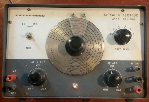 Vintage Lafayette Radio Corp RF  Signal Generator Model 99-5015 Fully Working