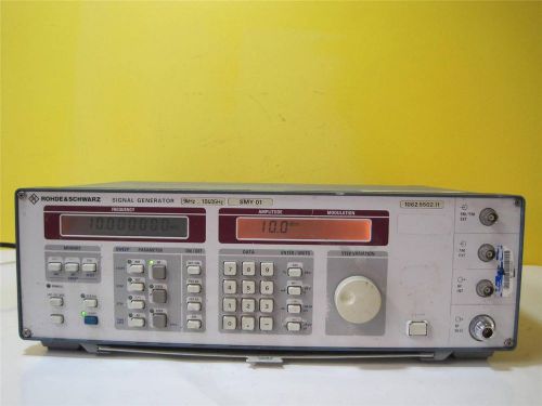 Rohde schwarz signal generator smy01 1062.5502.11, 9khz 1.040 ghz 30day warranty for sale