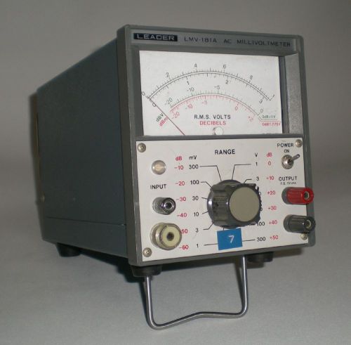 Leader LMV-181A/1Channel AC Millivoltmeter