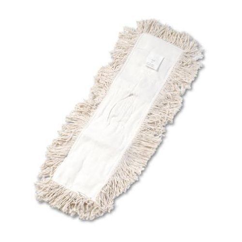 Unisan industrial dust mop head  hygrade cotton  24 width x 5 depth  white (1324 for sale