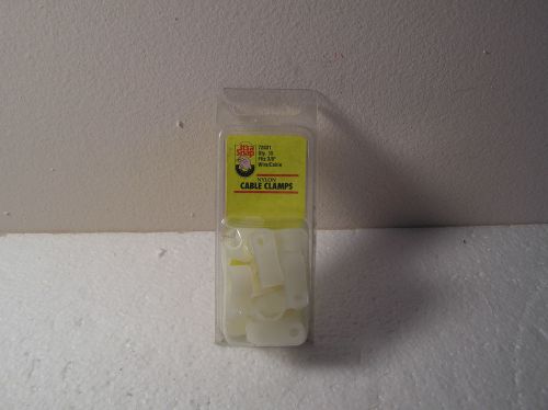 It&#039;s a snap pack of 15 nylon cable clamps fits 3/8 wire / cable **new** for sale