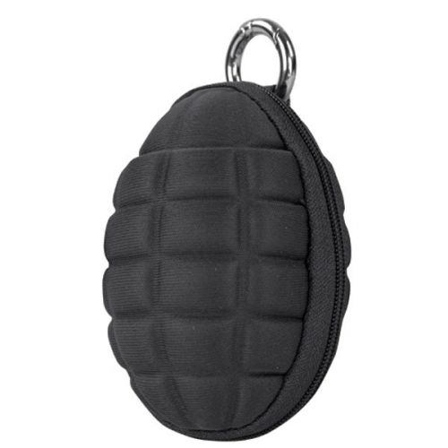 Condor grenade keychain zippered coin money change key wallet pocket pouch black for sale