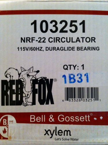 Bell &amp; Gossett 103251 NRF-22 Circulater Pump