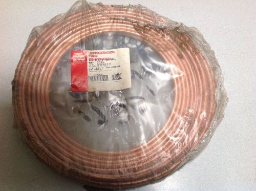Refrigeration tube dehydrated coil. 50&#039; 1/4&#034;