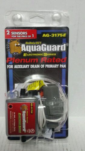 AquaGuard AG-3175E Electronic Plenum Rated Primary Secondary Pan Sensor Lot of 2