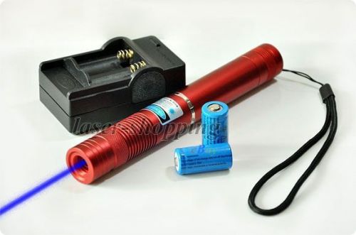 Powerful 1W BLUE Beam Laser Pointer Pen Lazer Sky Light Professional High Power