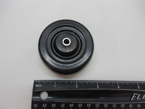 Glide maxx wheel caster cwh2387 2.5 x13/16&#034; soft rubber shaft hole 0.2345&#034; for sale