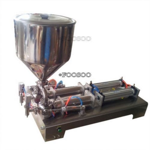 10-300ml shampoo cream pneumatic paste nozzle filling machine cosmetic double for sale