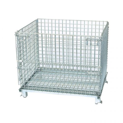 Northern industrial tools folding steel wire container #w-1 for sale