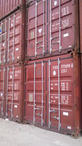 20&#039; wind &amp; water tight steel shipping/storage containers - great price! - dallas for sale