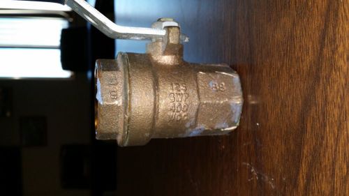 Prochannel 1&#034; bronze ball valve brs 600 wog - threaded for sale