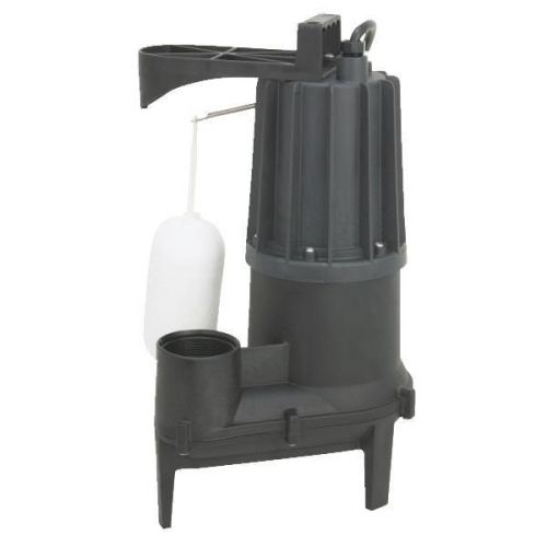 Flint walling/star 4/10-hp 115v 5040-gph thermoplastic sewage ejector pump for sale