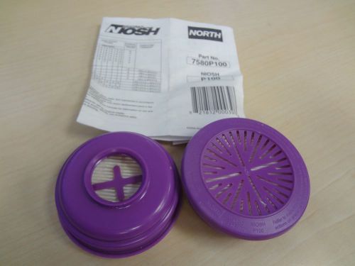 North 7580p100 niosh p100 cartridge filter(set of 2) filter for sale