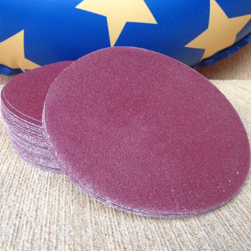 50 Set 6&#034; Adhesive Backed PSA Sanding Disc Peel and Stick Sand Paper 360 Grit