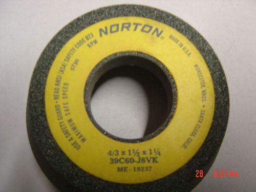 Norton Flare Cup Grinding Wheel, 4&#034; X 1 1/2&#034; X 1 1/4&#034;, 39C60-J8VK