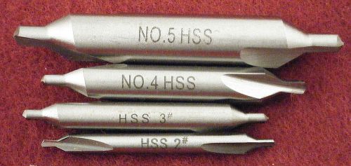 Center drill top qualty countersink center drill 2-5# 4pcs set m2 new tool sale for sale
