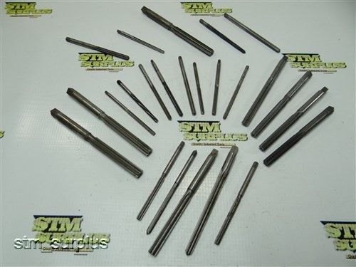 Nice lot of 24 hss straight shank reamers 5/32&#034; to 3/8&#034; standard for sale