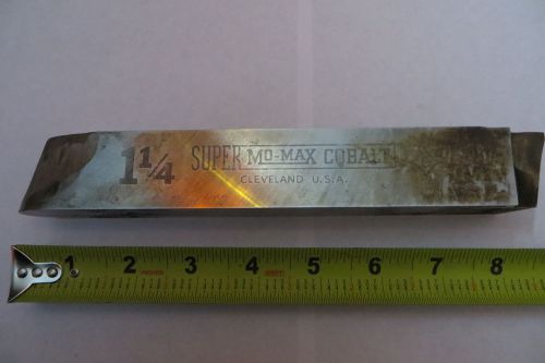 1-1/4&#034; Super Mo-Max Cobalt M42 Lathe Tool Bit Cleveland USA
