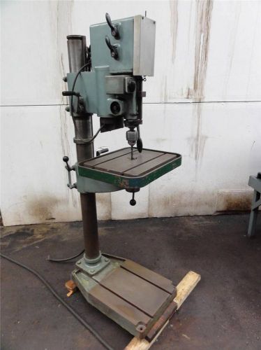 Arboga gl-2508 geared head column drill press (8) spindle speeds adj head table for sale