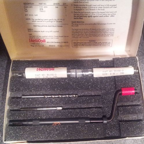 8-36 helicoil master thread repair kit 5402-2 new in box for sale