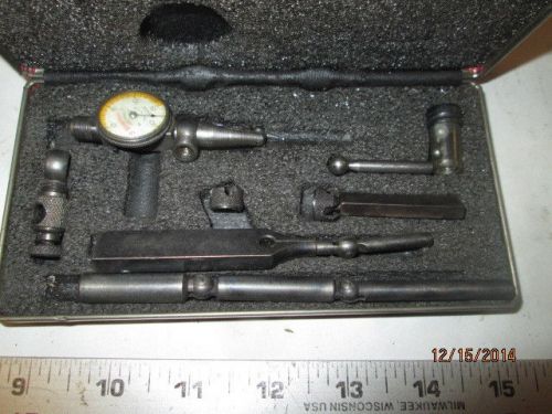 Machinist tools lathe mill starrett last word dial indicator gage in case g for sale