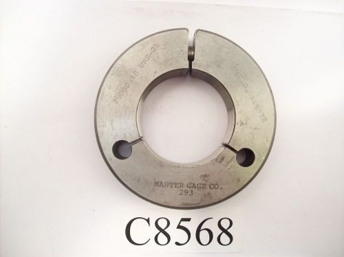 2.000-18 UNS-2A THREAD RING GAGE NOGO PD. 1.9572 INSPECTION LOT C8568